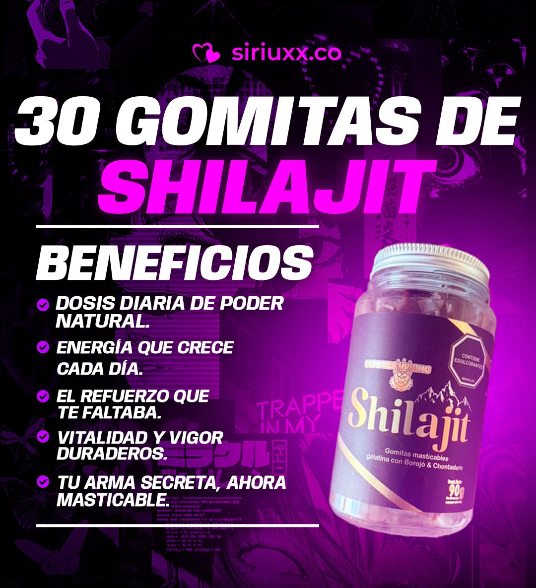 Shilajit gomitas x 30