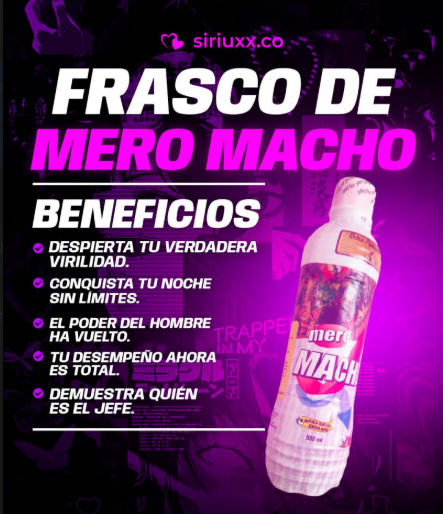 Frasco mero macho