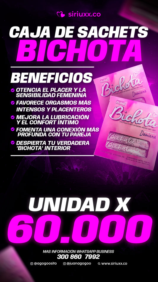 Caja sachet Bichota