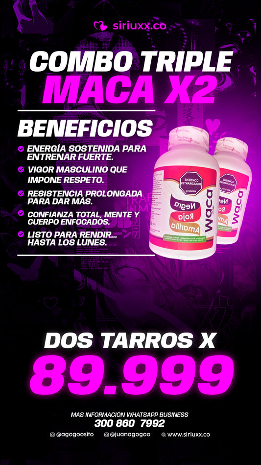 Combo Triple Maca X2