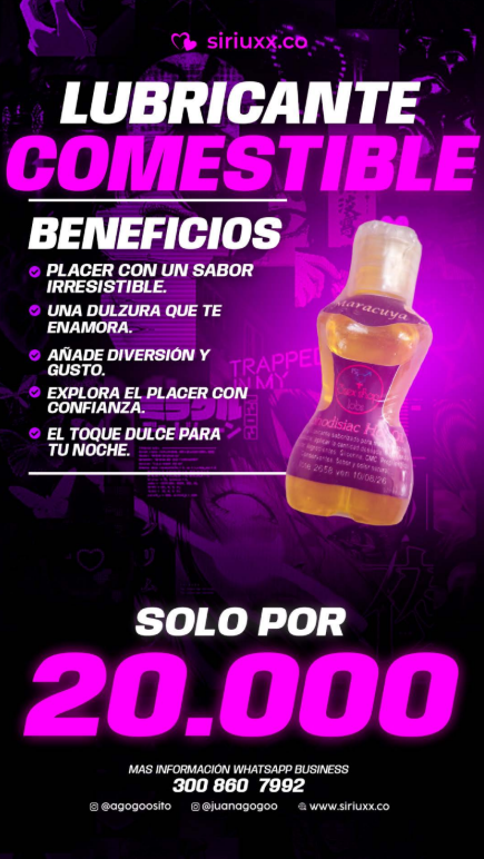 Lubricante Comestible