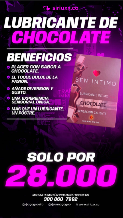 Lubricante De Chocolate