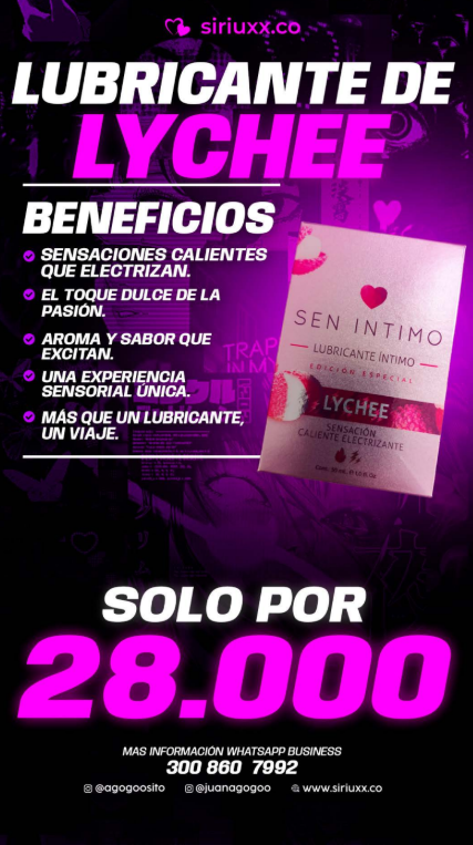 Lubricante De Lychee