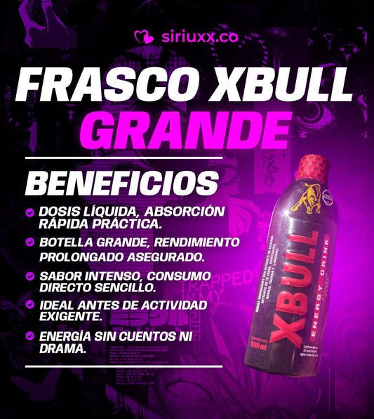 X Bull frasco grande
