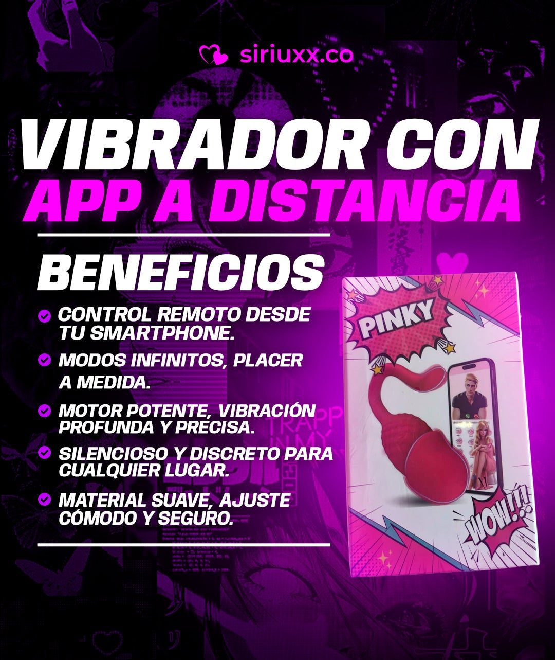 Vibrador Con App A Distancia