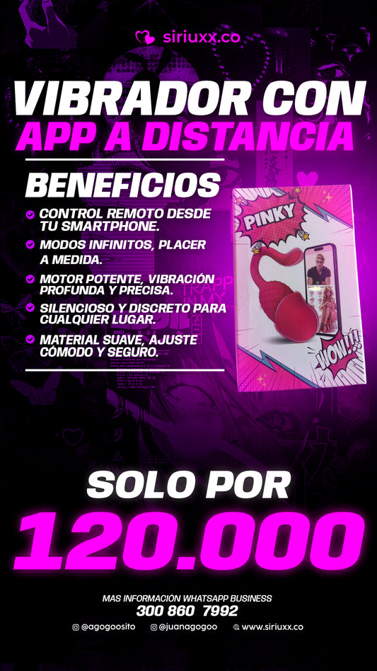 Vibrador Con App A Distancia